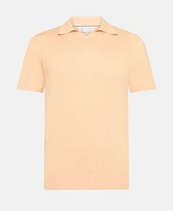 Knitted polo shirt