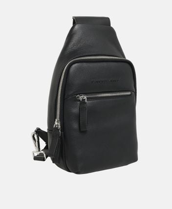 Leather cross body bag