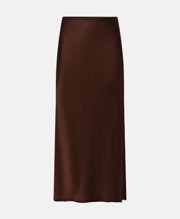 Satin skirt