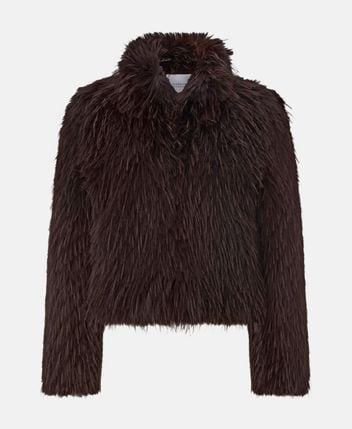 Faux fur jacket