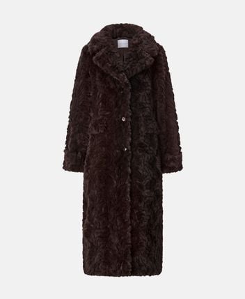 Faux fur coat