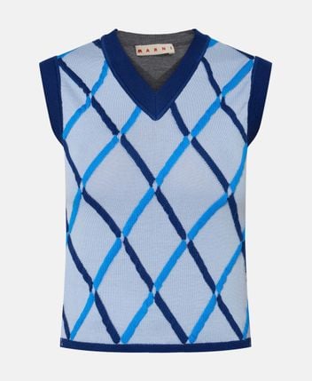 Wool-silk blend pullover
