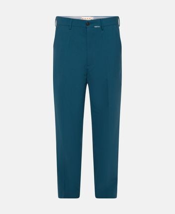 Wool-blend trousers