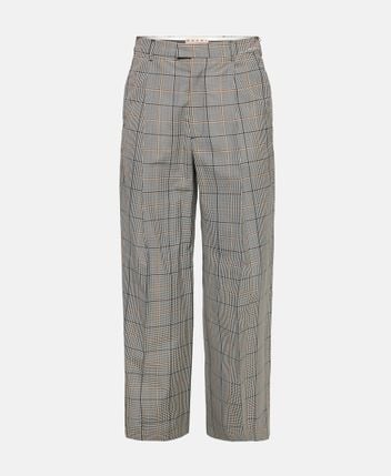 Wool-blend trousers