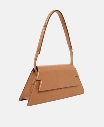 Leather shoulder bag