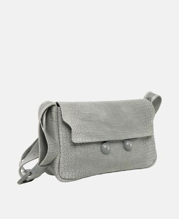 Leather shoulder bag