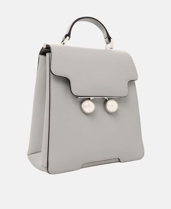 Leather backpack