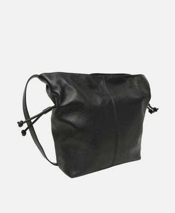 Leather bucketbag