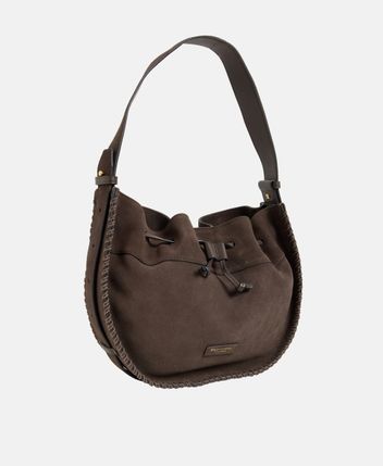 Leather shoulder bag