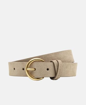 Leather belt