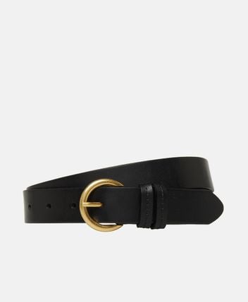 Leather belt