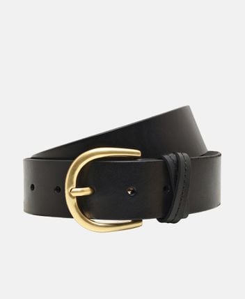 Leather belt