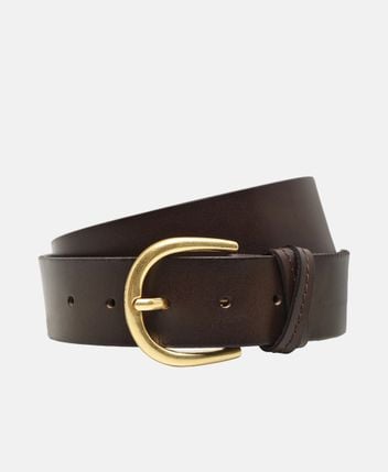 Leather belt