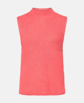 Wool-blend sleeveless pullover Enie