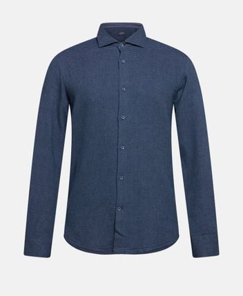 Wool-blend shirt