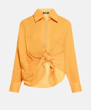 Long-sleeved blouse