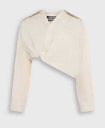Linen-blend blouse Mejean