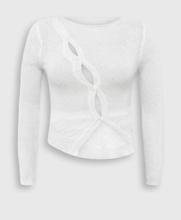 Wool-blend pullover