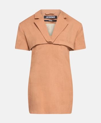 Wool-blend dress
