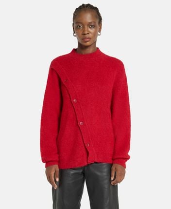 Wool-blend cardigan