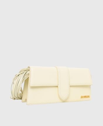 Leather shoulder bag Le Bambino Long Ficiu