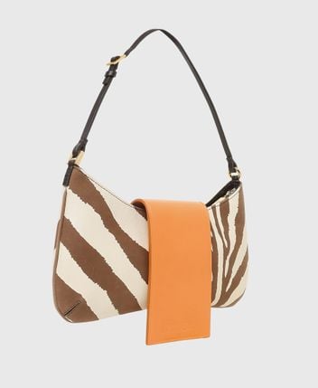 Leather shoulder bag Le Bisou Imprime