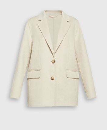 Wool-blend blazer