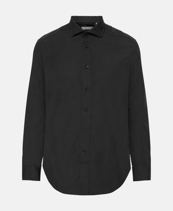 Long-sleeved shirt - fitted