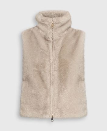 Faux fur gilet