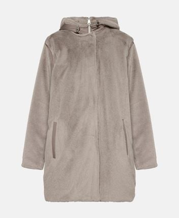 Faux fur jacket
