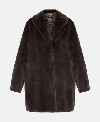 Faux fur coat