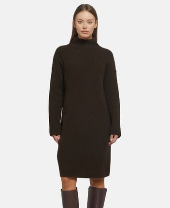 Wool-blend dress