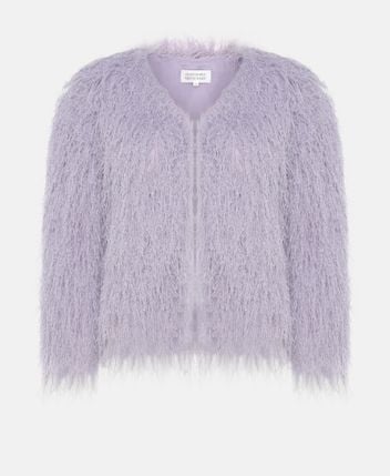 Faux fur jacket