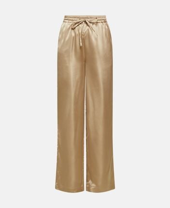 Satin trousers