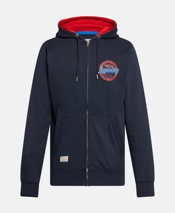 Hooded sweat jacket