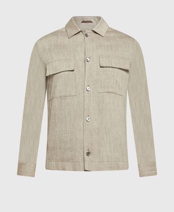 Linen-blend overshirt Lavoro