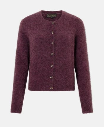 Wool-blend cardigan