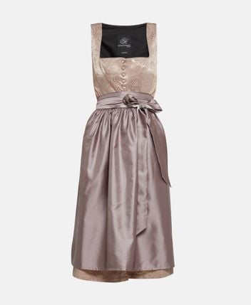 Linen-blend Dirndl with apron Marlene