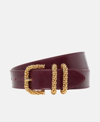 Leather belt Katina