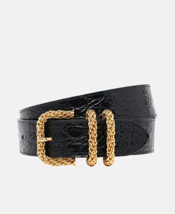 Leather belt Katina