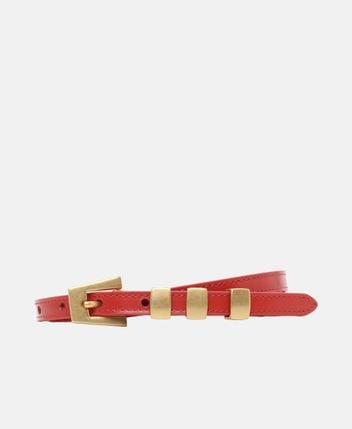 Leather belt