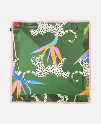 Silk square scarf
