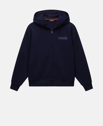 Hooded sweat jacket