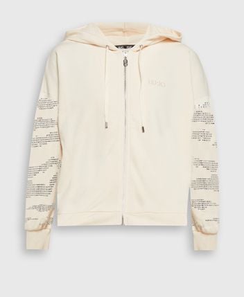 Hooded sweat jacket