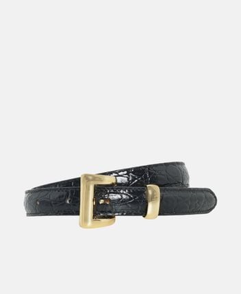 Leather belt