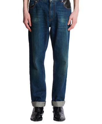 Straight leg jeans