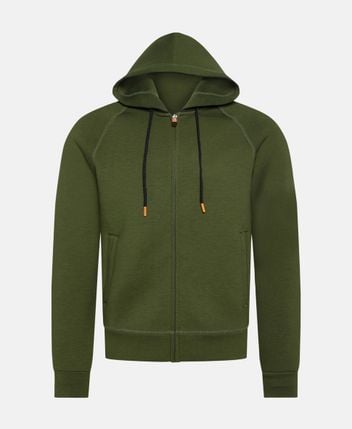 Hooded sweat jacket
