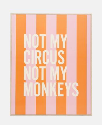 Framed picture Monkey Circus