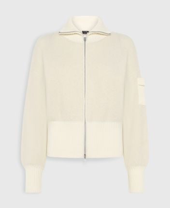 Wool-blend cardigan