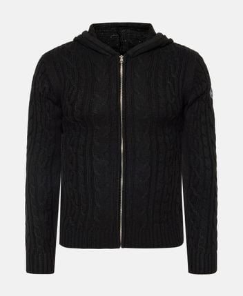 Hooded cardigan